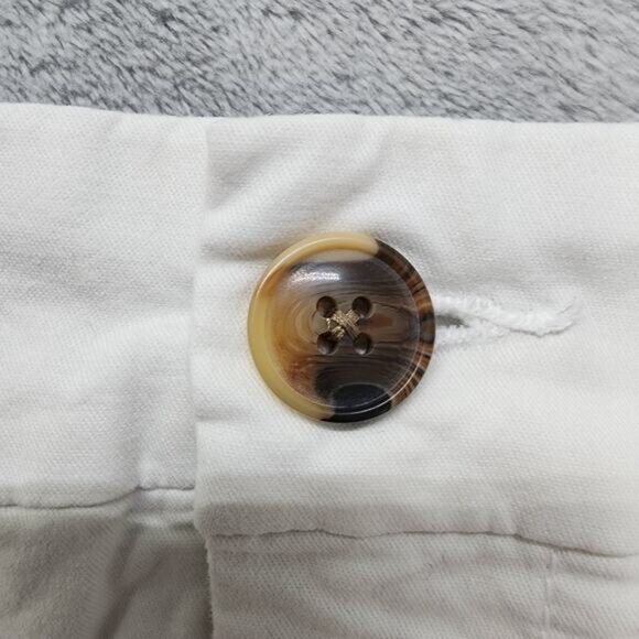 Old Navy Shorts Womens 24 Plus White Everyday Short Stretch Cotton Casual Preppy - Picture 2 of 5